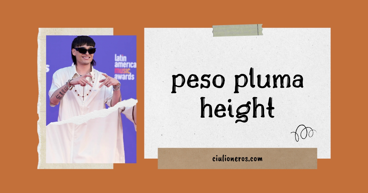 peso pluma height